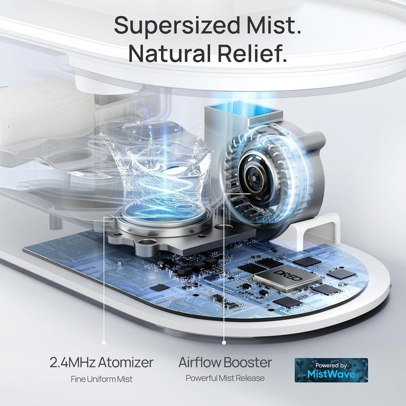 Humidifier 4L Top Fill Quiet 36H Cool Mist for Bedroom Baby Plants8