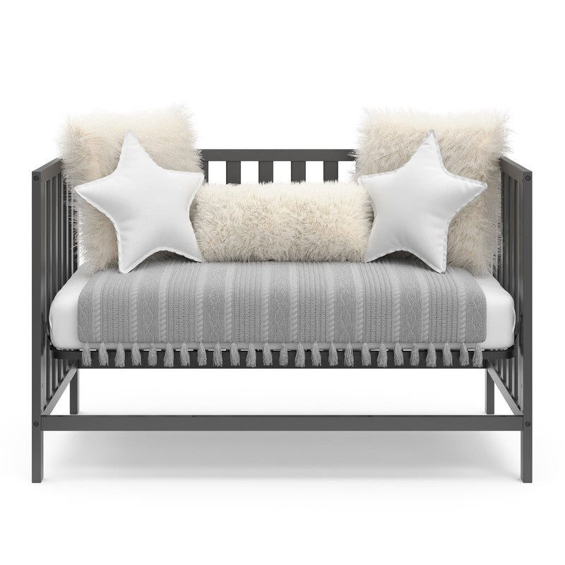 Sunset 4 In 1 Convertible Baby Crib, Gray5