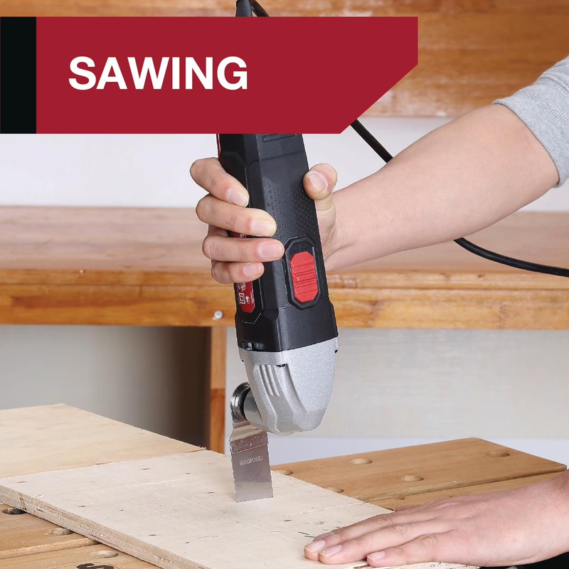 2.1A Corded Oscillating Multi Tool Variable Speed w/ Sanding Pad Scraper Blade5