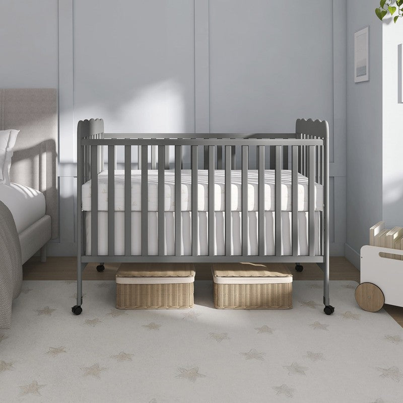 Carson Classic 3 in 1 Crib Steel Grey Converts to Toddler Bed Sofa Adjustable5