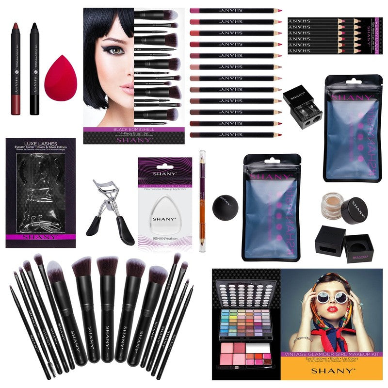 SHANY All in One Makeup Kit Set Brushes Eyeshadow Lip Gloss Gift Box1