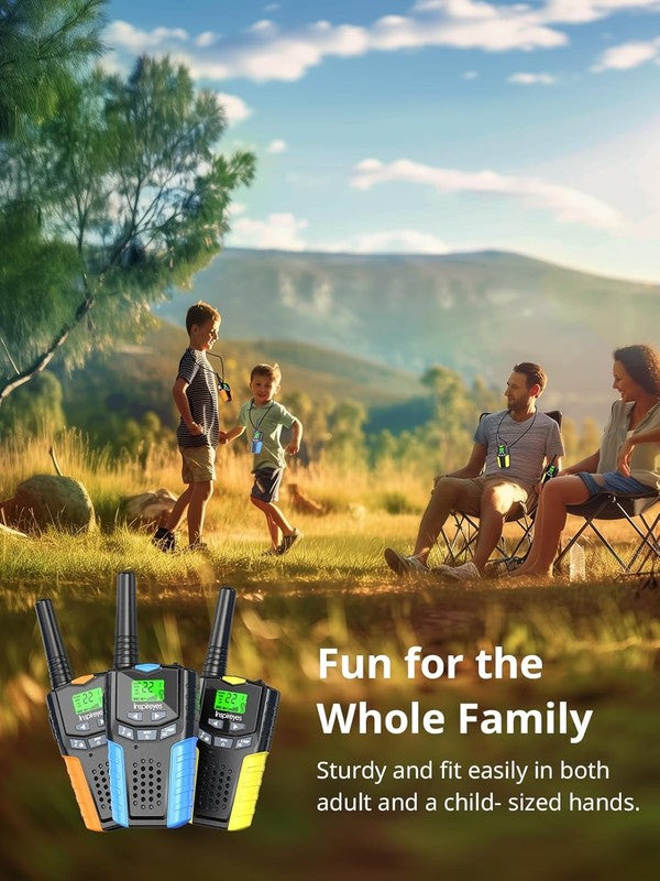 Kids Walkie Talkies 3 Pack Rechargeable Toy Radios Long Range 3 12 Gift5