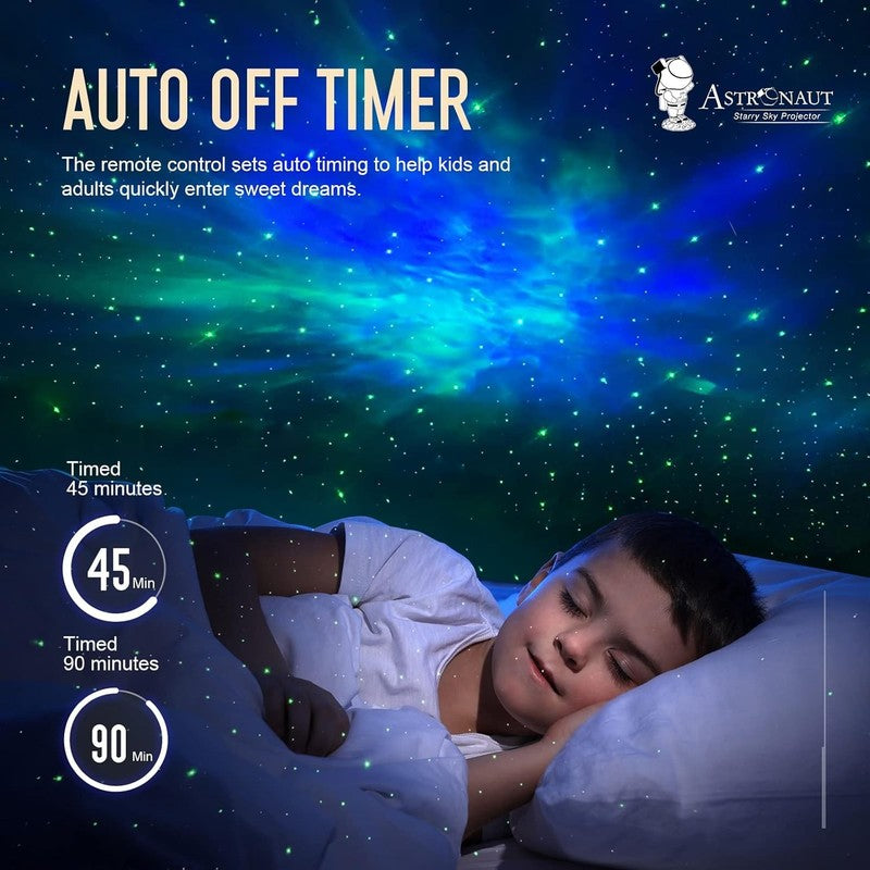 Galaxy Projector for Gaming Room Decor - Black Astronaut Star Projector, Cool St3