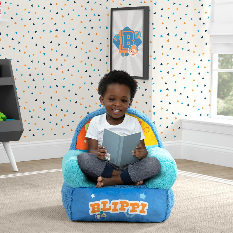   Blippi Cozee Buddy Kids Chair, Blue1