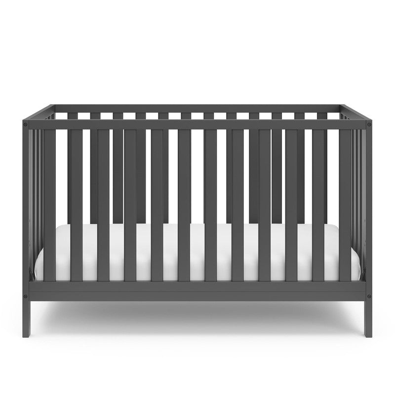 Sunset 4 In 1 Convertible Baby Crib, Gray1