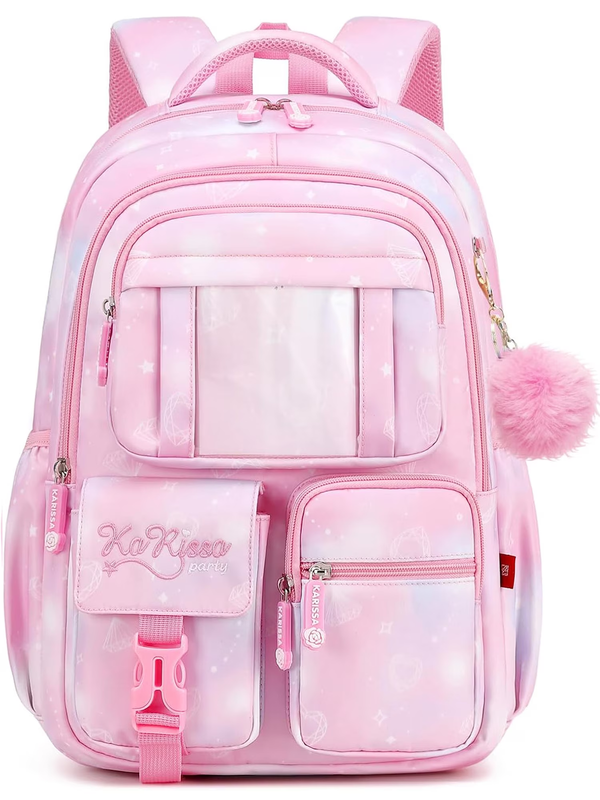 Water Resistant Kawaii Ita Kids Backpack School Bookbag Pink10