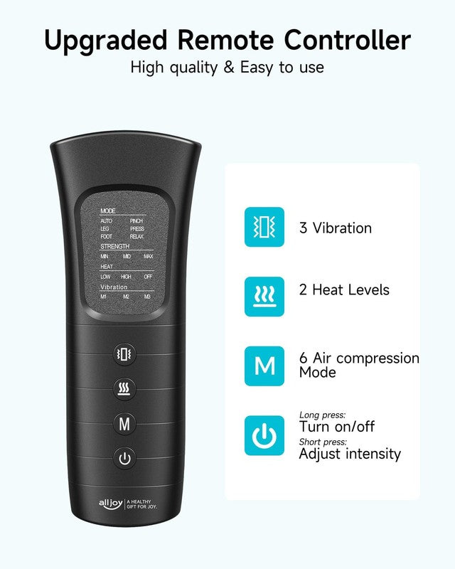 Leg Massager for Varicose Veins, Cramps, Heat & Modes, Gift for Men Women6