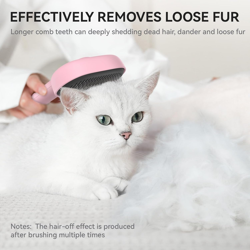Cat Brush Shedding Long Short Hair Dog Brush Removes Loose Fur Massage Pet Brush5