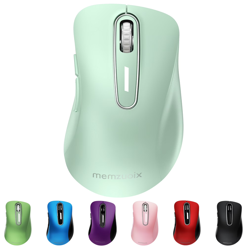 2.4GHz Wireless Mouse 1400 DPI 5 Button USB Receiver PC Laptop Light Green10
