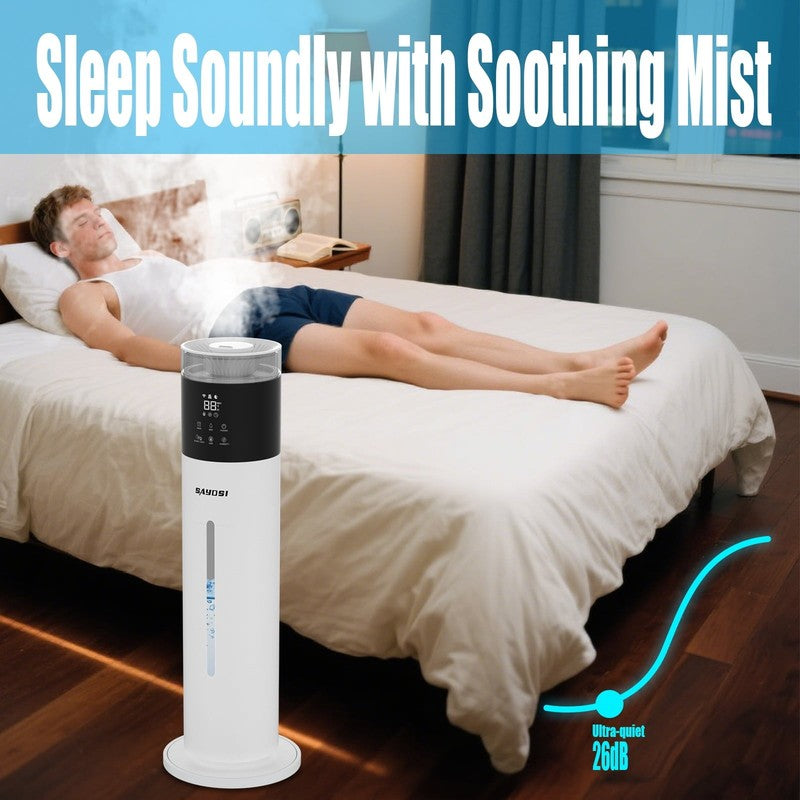 Humidifier,Saydsi 2.1Gal(8L) Smart Humidifiers for Bedroom,1800Sq.Ft Cool Mist H4