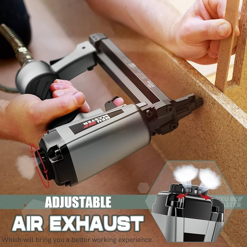 Pneumatic Staple Gun 20 Gauge Upholstery Stapler 1500 T50 Staples Air Tool New4