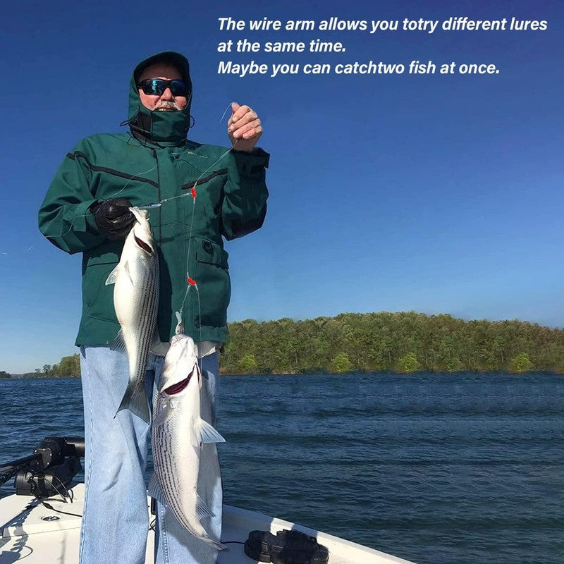 High-Strength Saltwater Fishing Leaders with Swivels & Snaps for Lures & Bait3