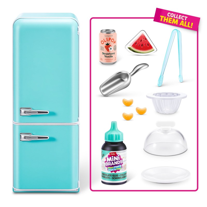 Fill the Fridge Playset Collectible Unbox Surprise Toy by ZURU Ages 5+6