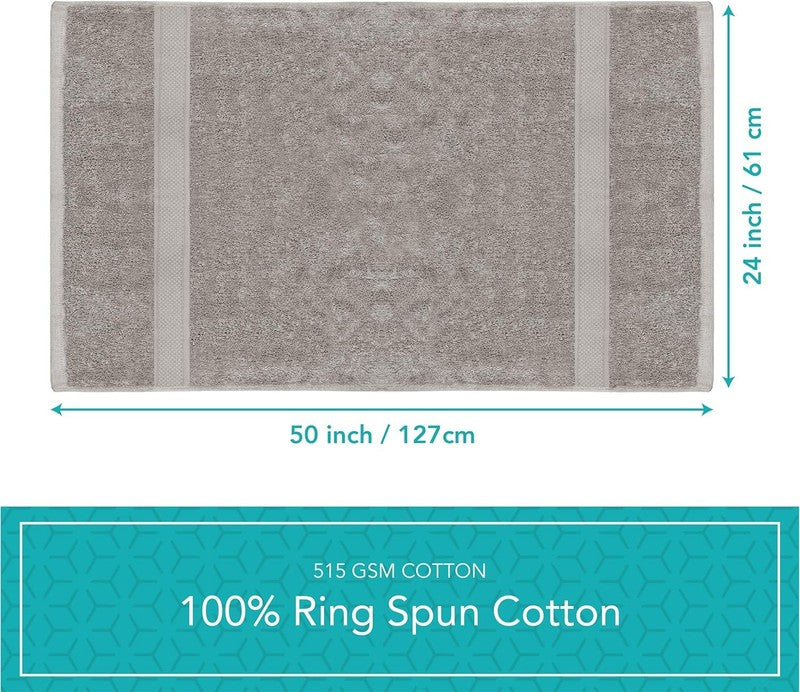 Pleasant Home Bath Towels Set of 6 (24” X 50”) 100% Cotton, 515 GSM | Lightweigh7