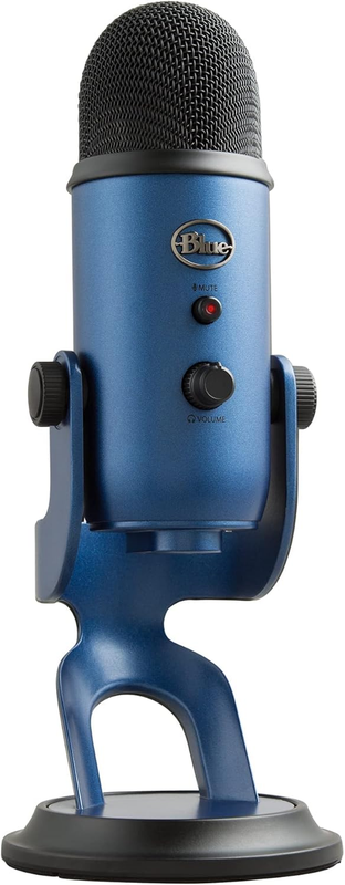 Yeti USB Microphone for Gaming Streaming Podcast YouTube Discord PC Midnight0