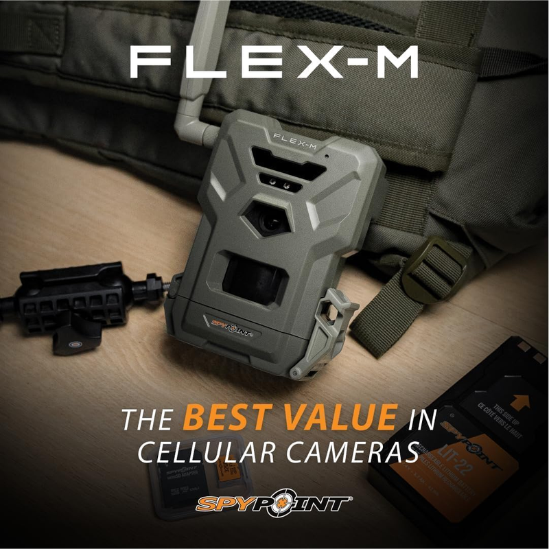 Flex-M Twin Pack Cellular Trail Cameras 28MP 720P Night Vision IP65 LTE GPS4