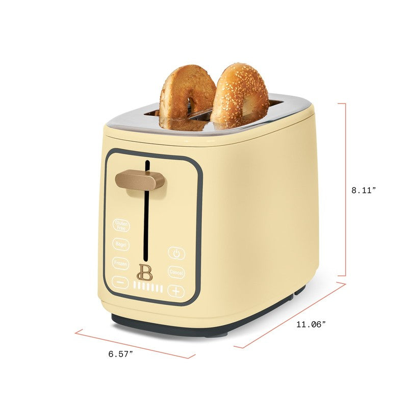 2 Slice Toaster with Touch-Activated Display, Buttercream by Drew Barrymore6