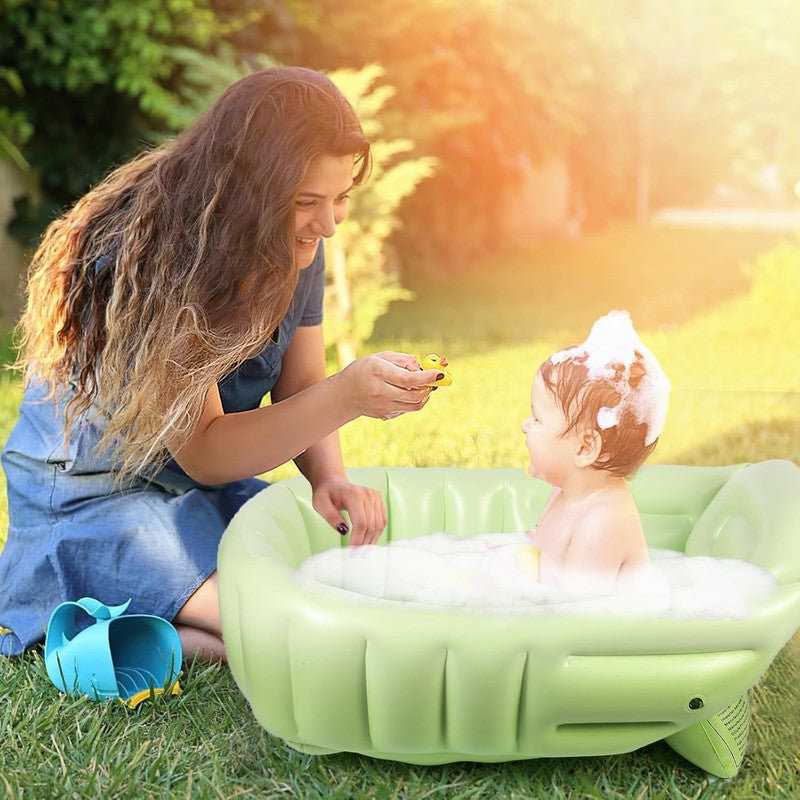Inflatable Baby Bathtub – Portable Toddler Tub with Foldable Design6