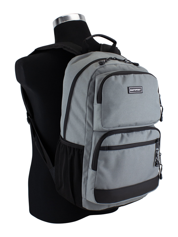 Unisex Aurora Core 17" Backpack Laptop School Bag Ash Grey2