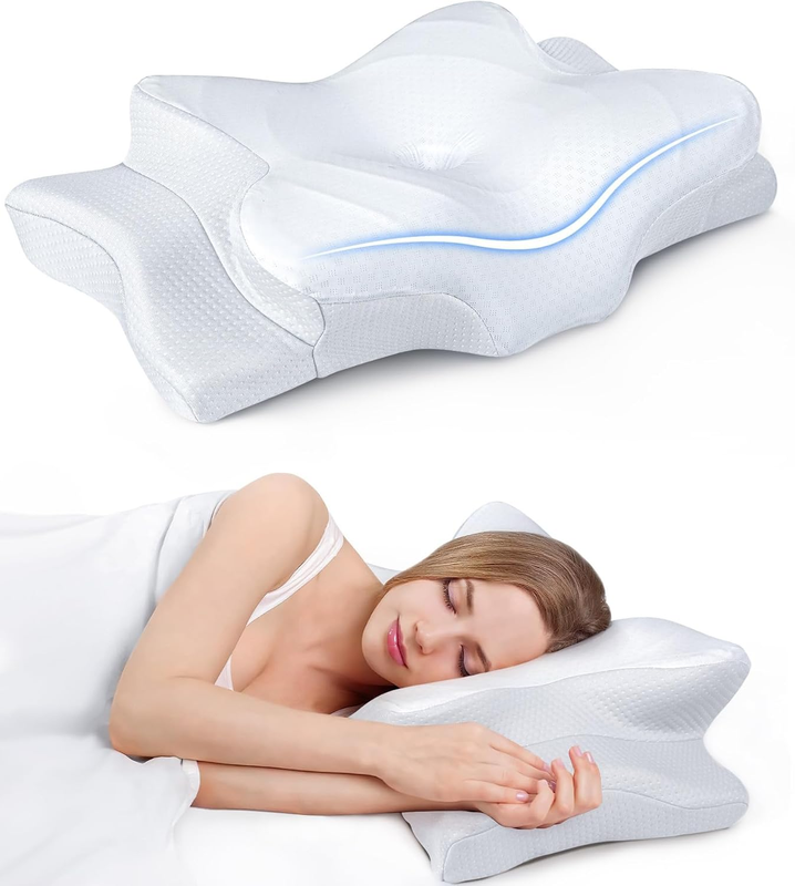 Ultra Cooling Neck Pillow Memory Foam Cervical Support Adjustable11