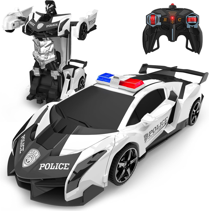Transform Rc Cars for Boys 4-7 8-12, 2.4Ghz 1:18 Scale Remote Control Car Transf6