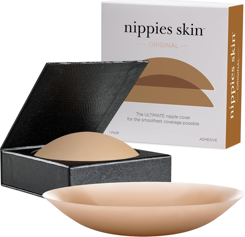 Reusable Silicone Nipple Covers Sticky Pasties with Travel Case Circle Lift10