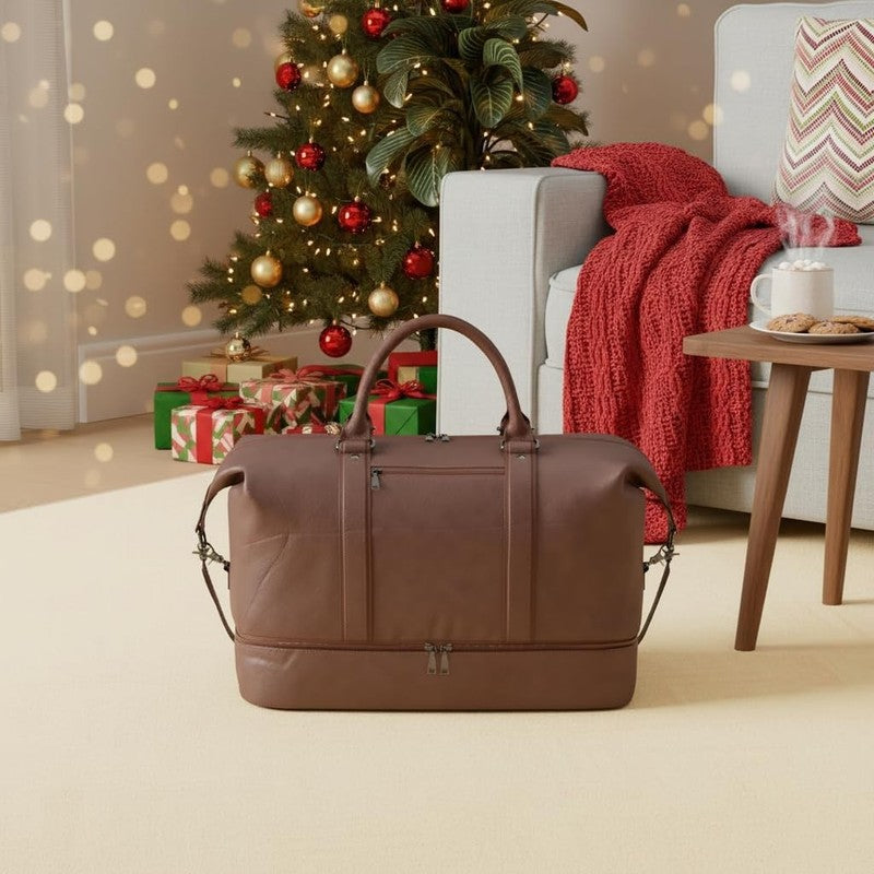 Weekender Overnight Bag Carry on Bag Travel Bag with Shoe Pouch6