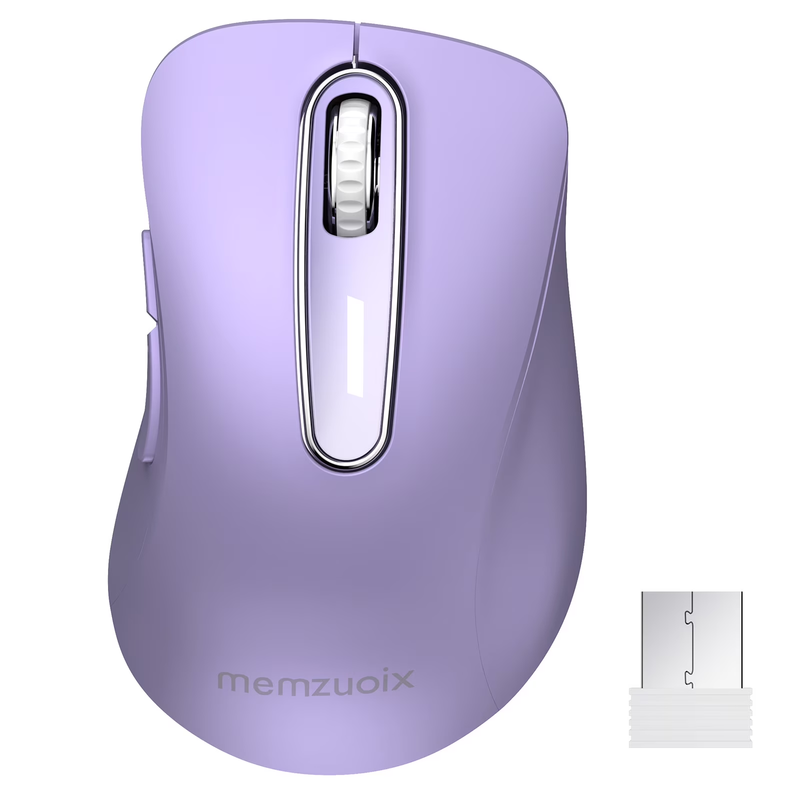 Wireless Optical Mouse 1400 DPI 5 Button USB Receiver for PC Laptop Lilac3