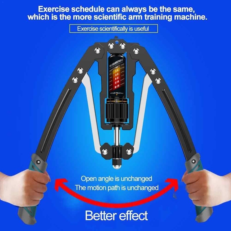 Adjustable Twister Arm Exerciser - 22-440Lbs Hydraulic Power Strength Trainer5