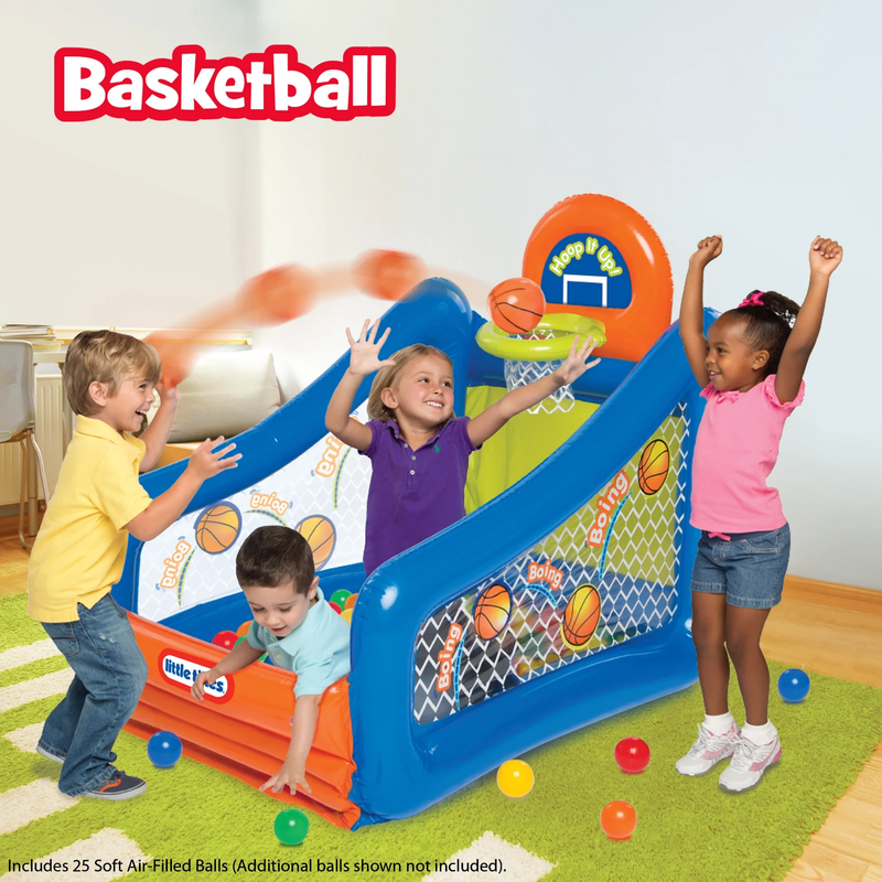 Hoop It Up! 3 in 1 Play Center Sports 25 Ball Pack Indoor Outdoor 3 6 Years6