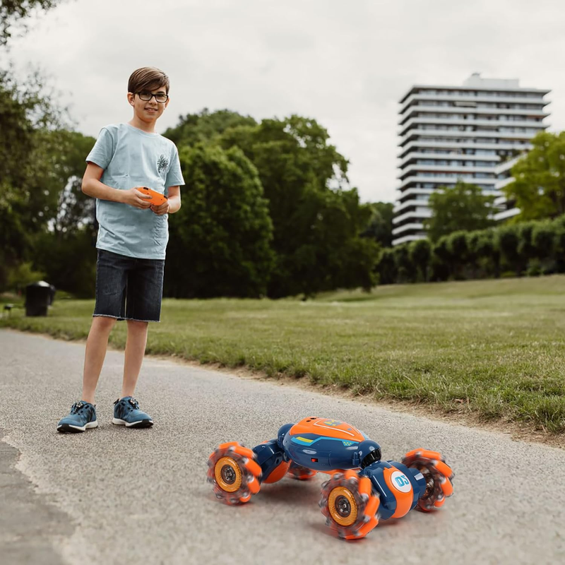 Gesture Sensing RC Stunt Car 4WD Hand Control Lights Music Kids8