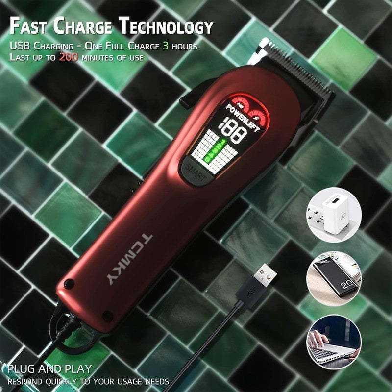 Professional Hair Clippers for Men | Corded & Cordless Barber Trimmer Kit5