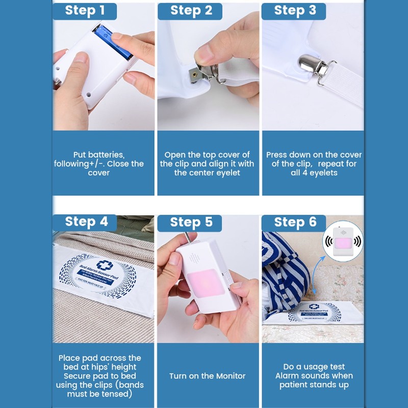 Bed Exit Alarm – Real Time Monitoring of Bed Activity to Prevent Falls Ideal for7