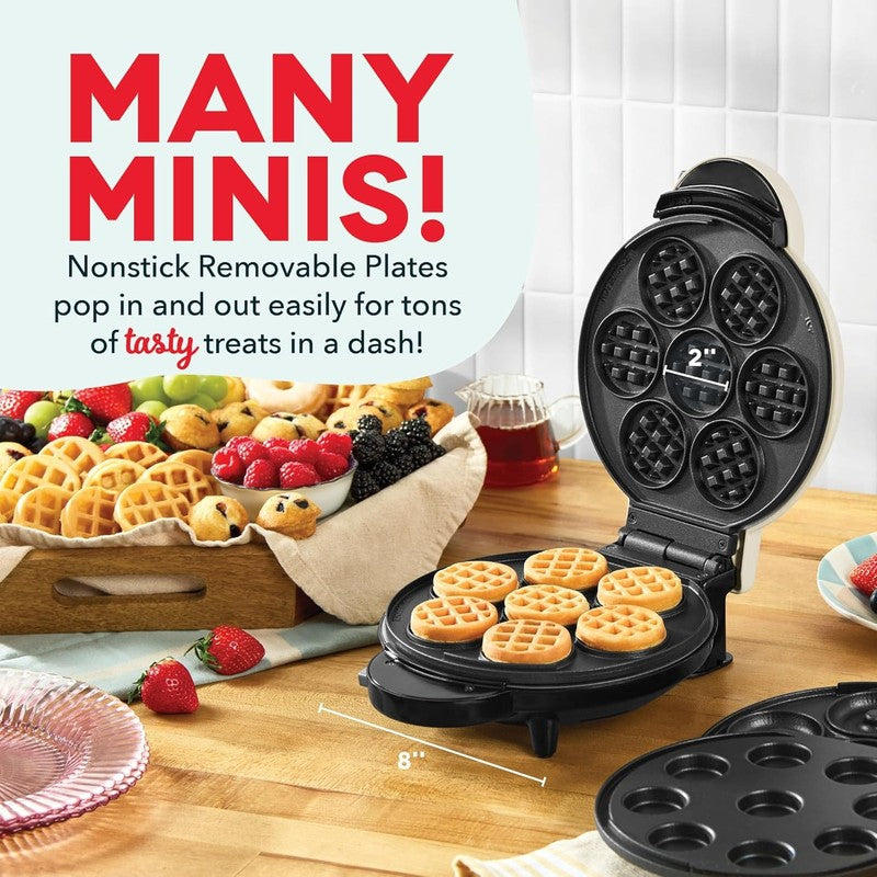Treat Maker System, Mini Donuts, Waffle Bites, Mini Cupcakes - Cream3
