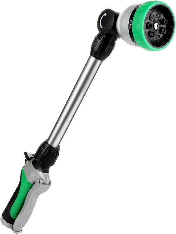 Heavy Duty Metal Watering Wand with 7 Spray Patterns and 180° Swivel Head7