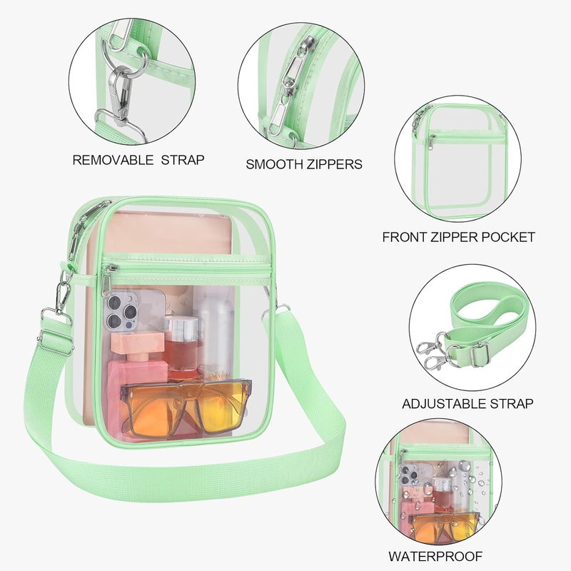 Clear Stadium Approved Crossbody Bag Transparent Messenger Bag3