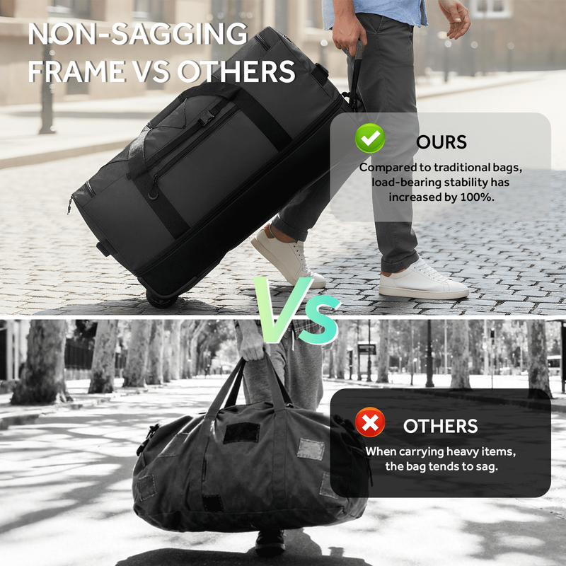 30in Rolling Duffle Bag Expandable 100-120L Waterproof Travel Wheeled1