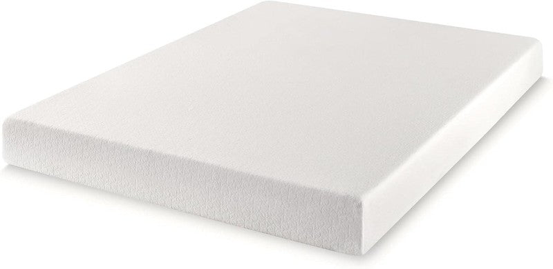 8 Inch Twin Mattress Bed-In-A-Box, Green Tea Memory Foam, White8