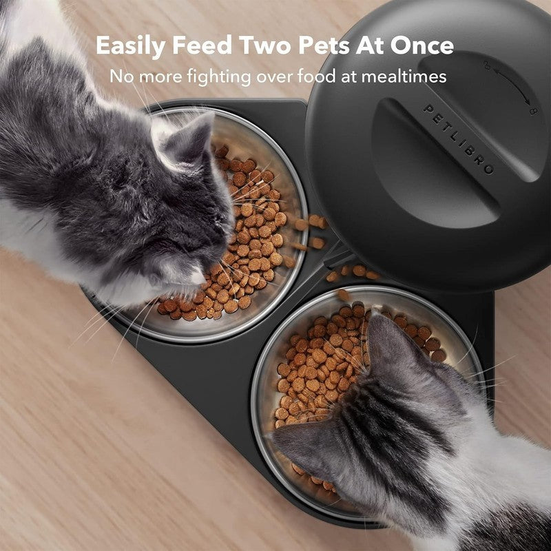 Automatic Cat Feeder, Timed Pet Food Dispenser for Cats Dogs, 6 Meals Daily1
