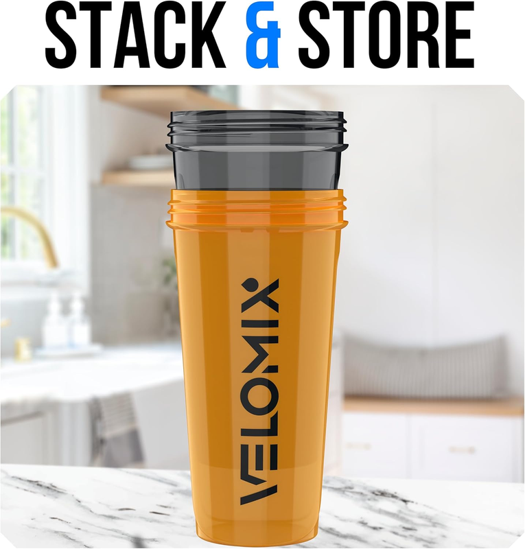 2 Pack 28oz Protein Shaker Bottles Wire Whisk Leakproof Golden Stone5