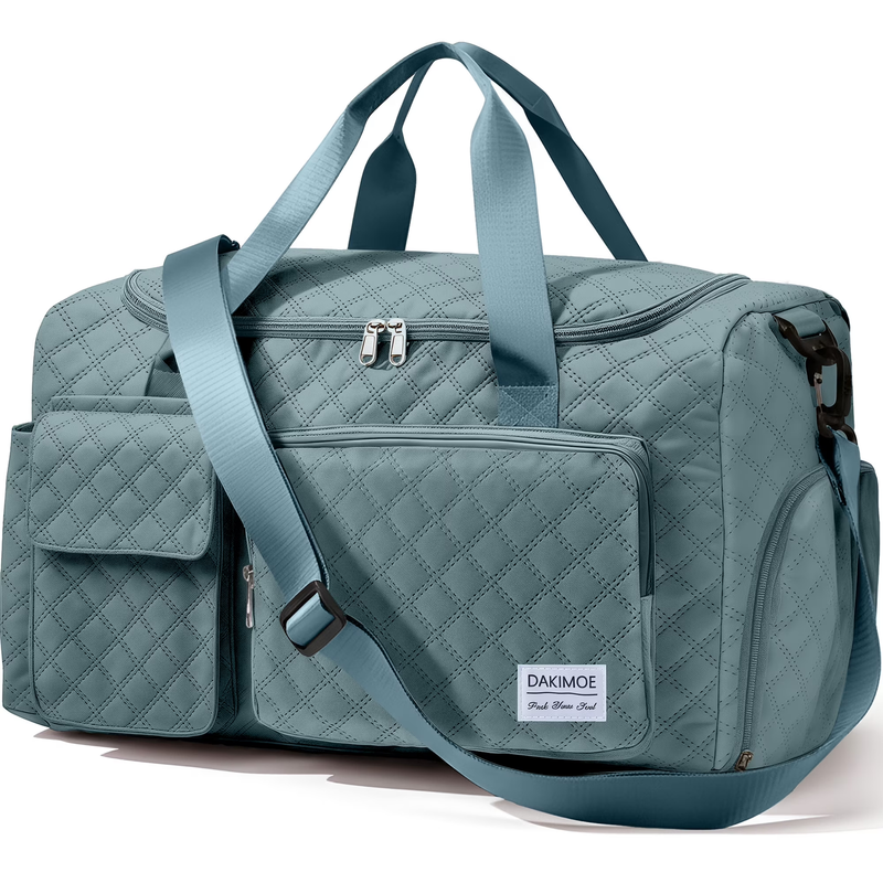 Travel Duffle Bag for Women Men, Weekender Overnight Bags Carry on Gym Bag with0