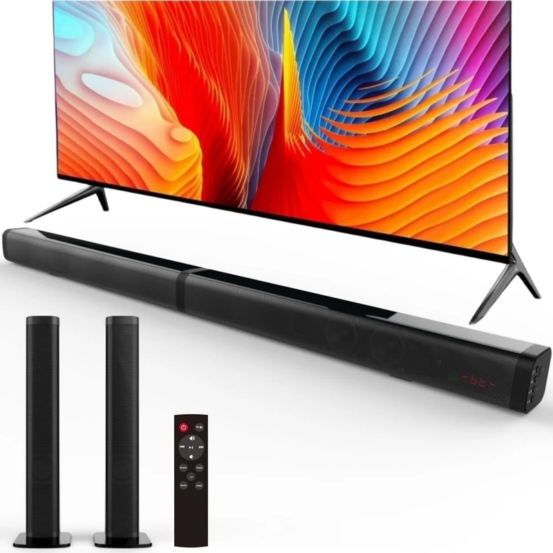 120W Bluetooth 5.0 TV Sound Bar 3D Surround Home Theater Split Soundbar9