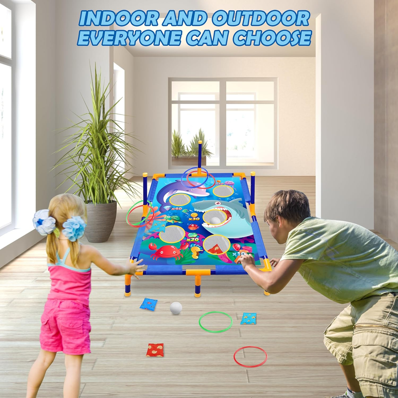Animal Bean Bag Toss Game Kids Outdoor Party Toy Birthday Christmas Gift5