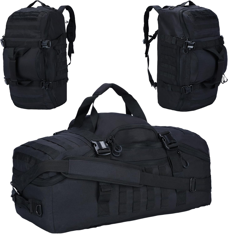 3 in 1 Gym Bag Duffel Backpack Waterproof Travel Sports Camping Gear0
