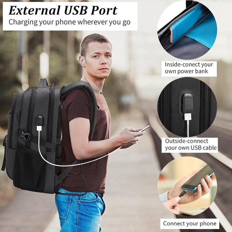 17 Inch Laptop Backpack for Travel Water Resistant College Backpack for Men/Wome5