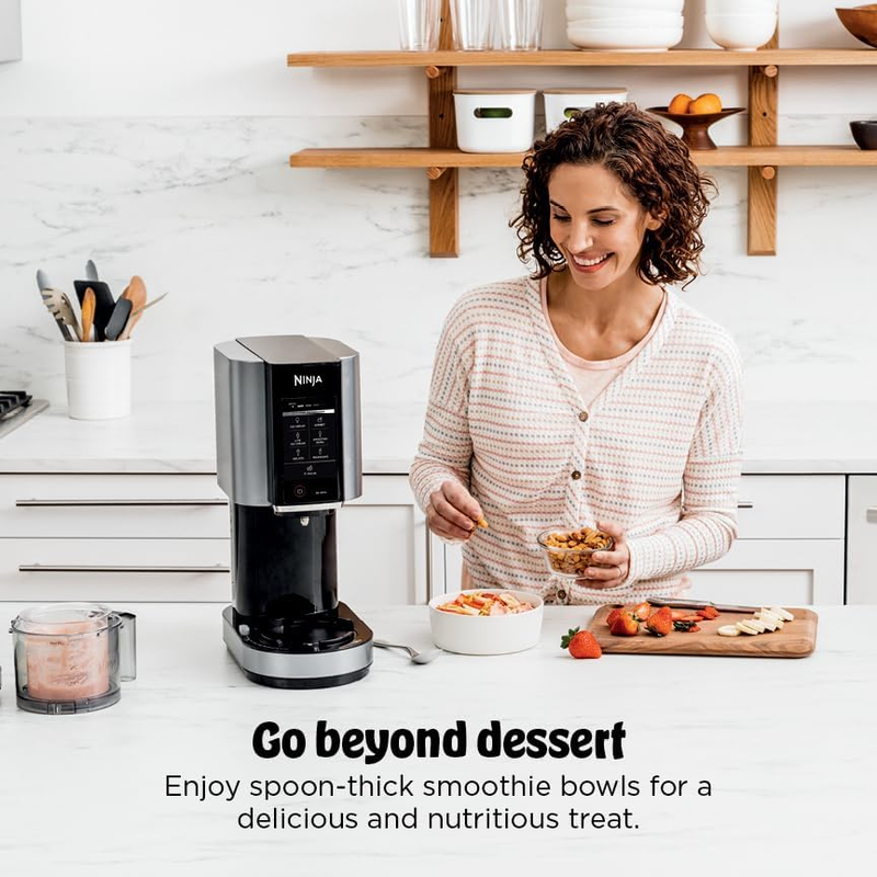 Ninja Creami NC301 Ice Cream Maker 2 Pints 7 Programs Silver10
