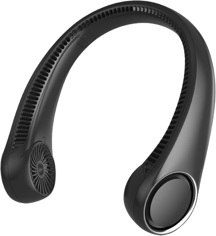 Portable Neck Fan, Hands Free Bladeless, 360° Cooling Personal Fan,Wearable Quie0