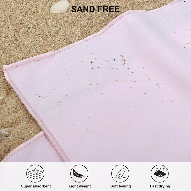 Microfiber Travel Towel Quick Dry Super Absorbent Gym Camping Beach4