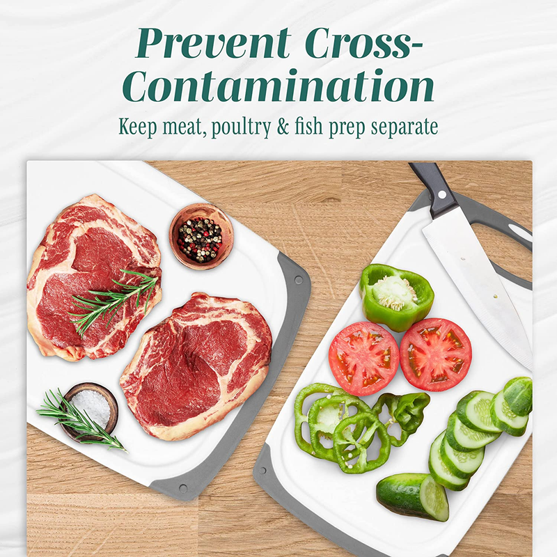 Cutting Boards for Kitchen - Bpa-Free Chopping Board - Different Sizes & Non Sli6