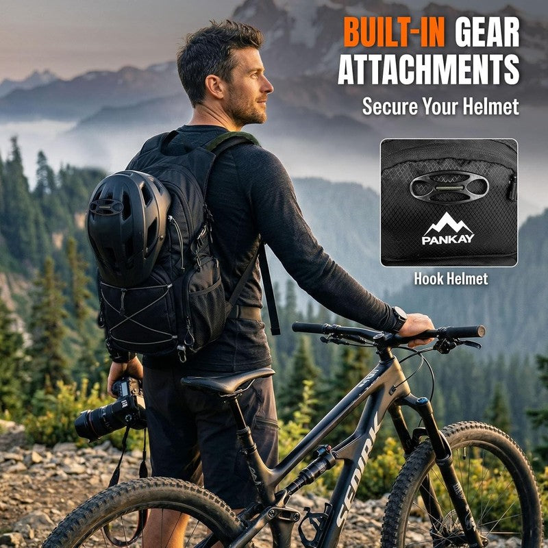25L Hydration Backpack Hiking Water Bladder Lightweight Outdoor Cycling Running3